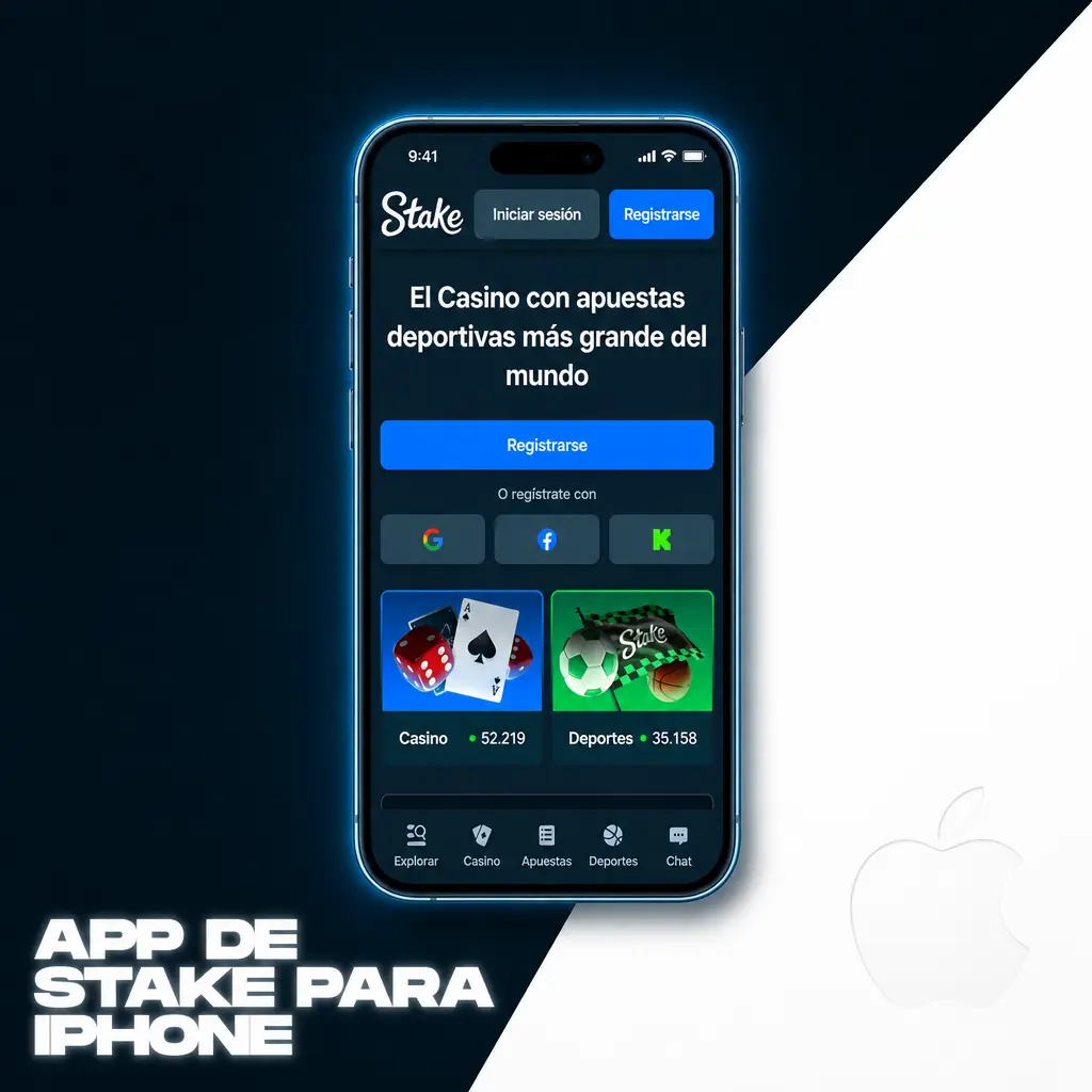 Ícono de acceso directo de Stake en pantalla de inicio de iPhone, creado desde Safari para iOS.