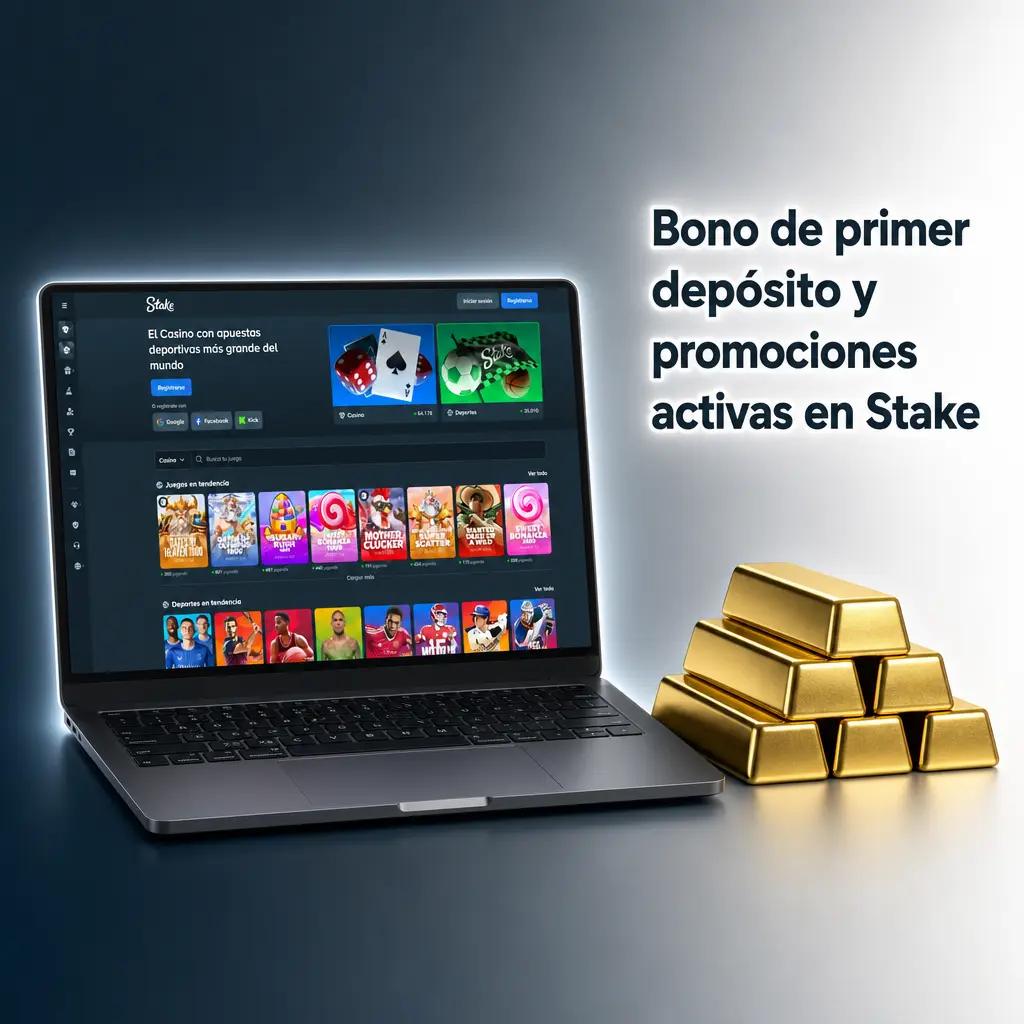 Promociones activas en Stake 2026: pozos en tragamonedas, casino, apuestas hípicas y póker, con saldo real sin rollover.