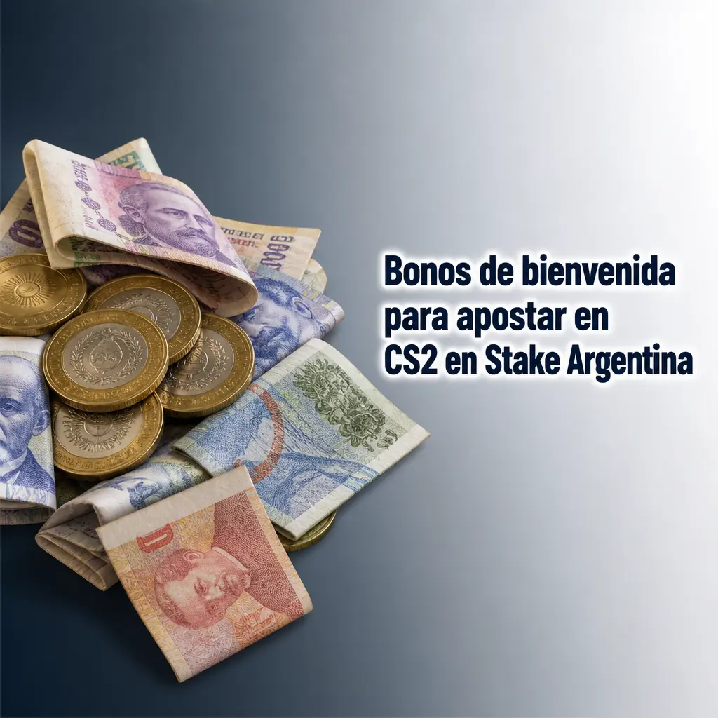 Bonos de bienvenida de Stake Argentina para apostar en CS2, con Daily Race, Weekly Raffle y jackpot de póker