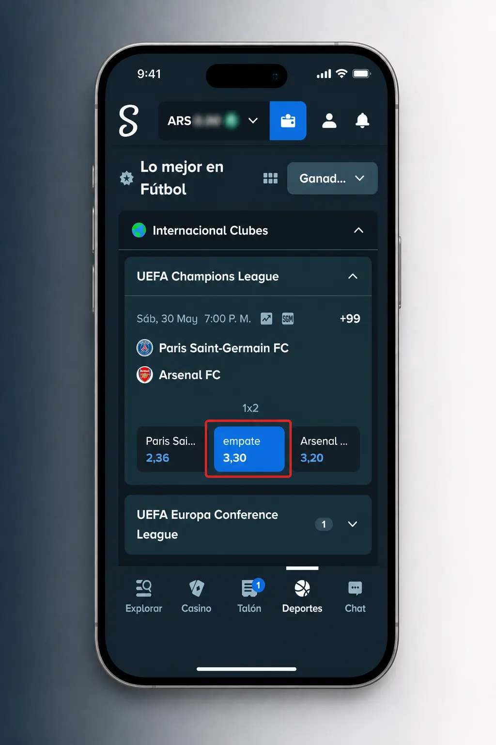 Pasos para hacer tu primera apuesta deportiva en Stake, desde elegir el evento hasta confirmar el cupón