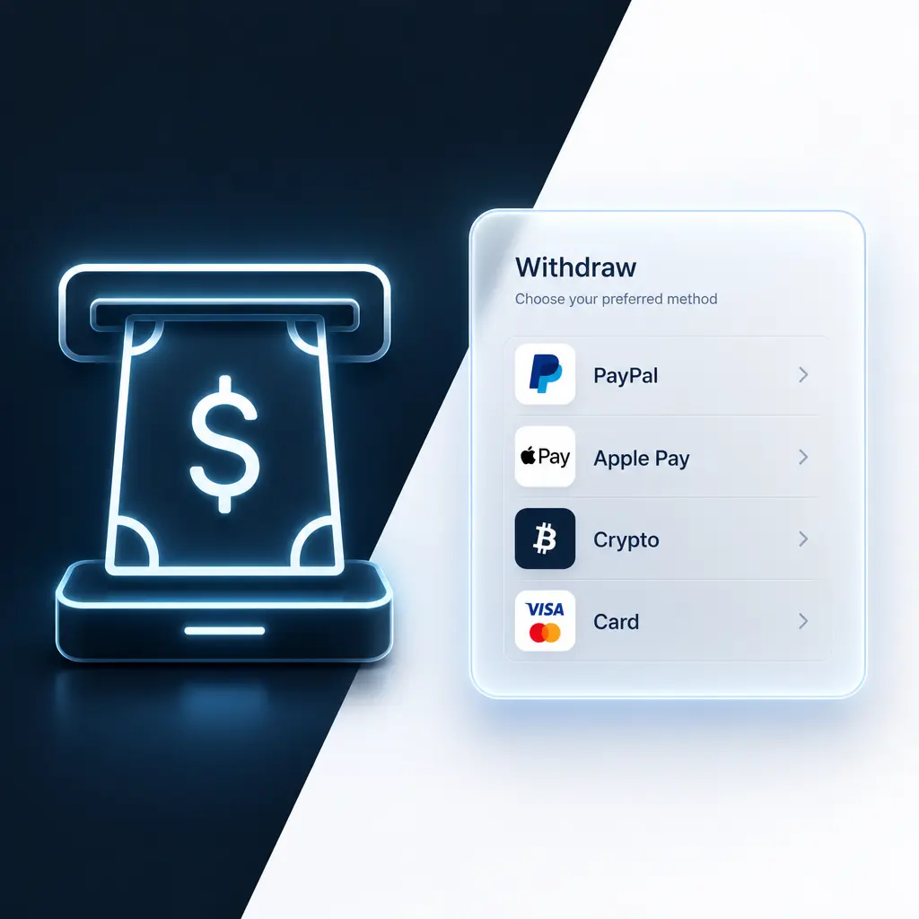 Guía paso a paso para retirar dinero de Stake mediante tarjetas, PayPal, Apple Pay o criptomonedas de forma segura.