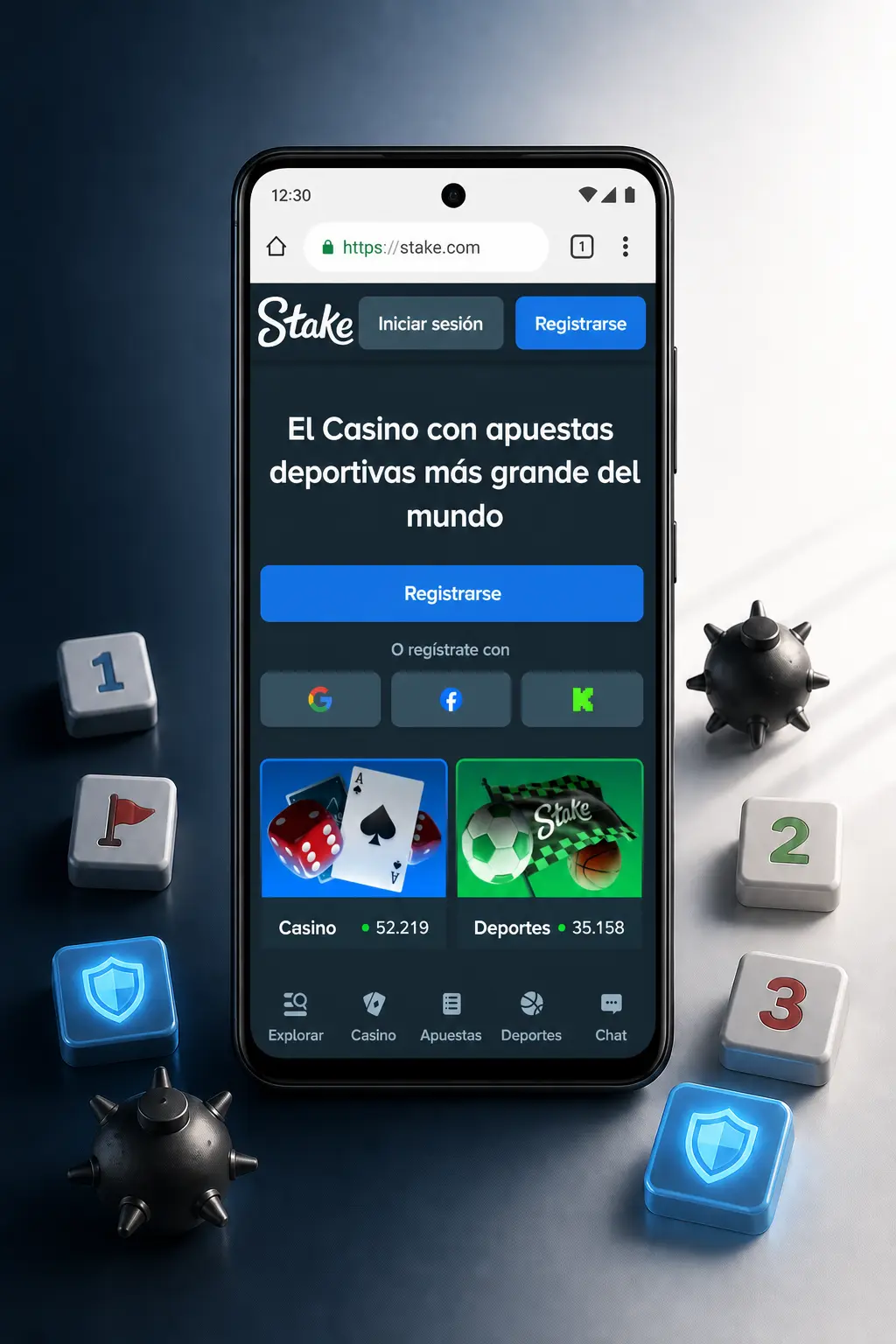 Pasos para instalar el APK de Mines Stake en Android y jugar desde tu celular.