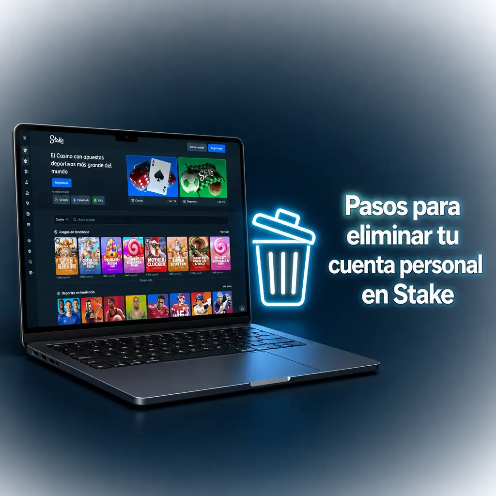 Pasos para cerrar una cuenta personal en Stake desde el panel de configuración y seguridad del usuario