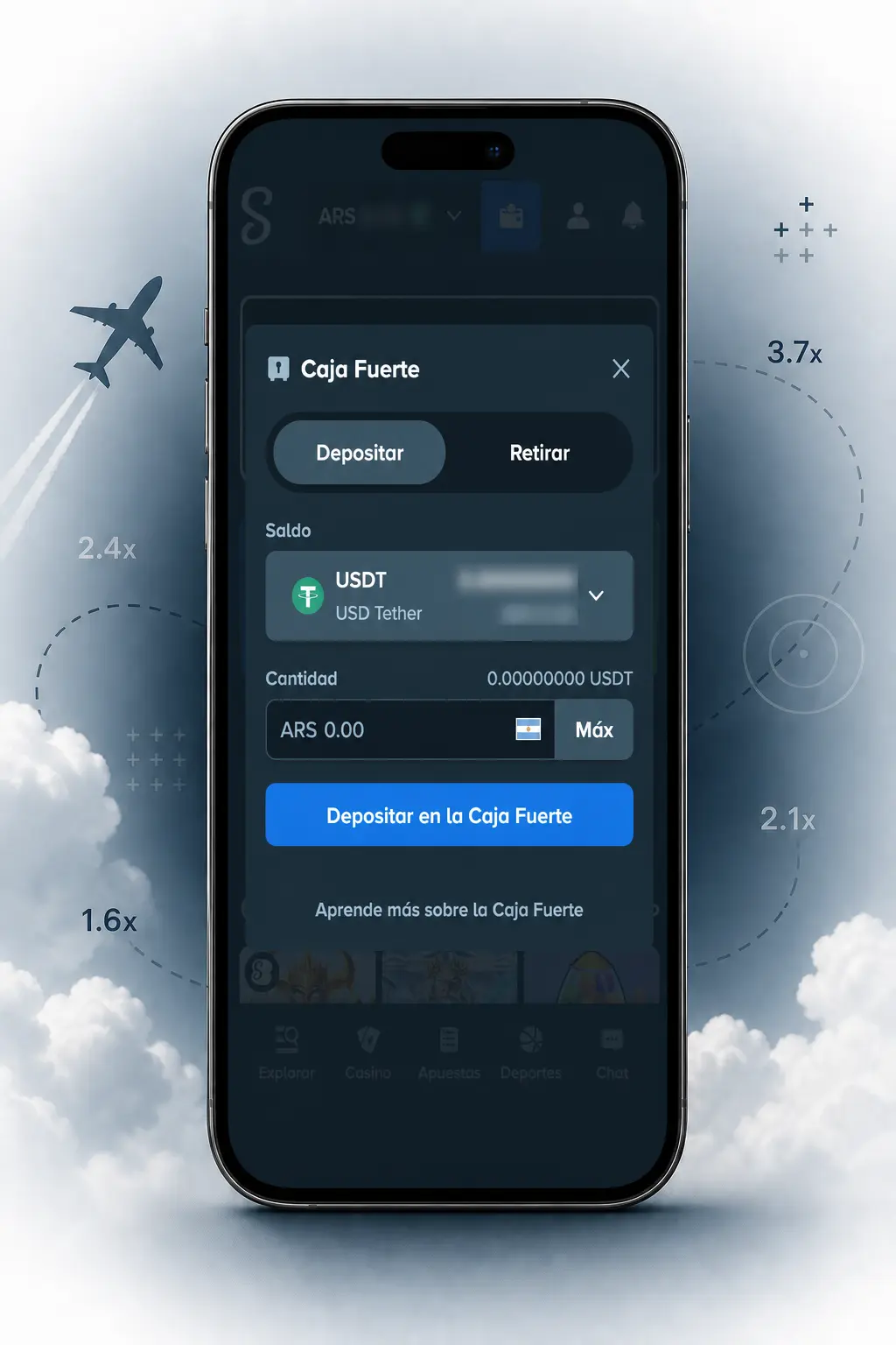 Pasos para registrarte en Stake y jugar a Aviamasters con dinero real desde tu cuenta.